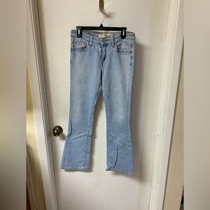Levi's Blue Flare Wide Leg Jeans (A)